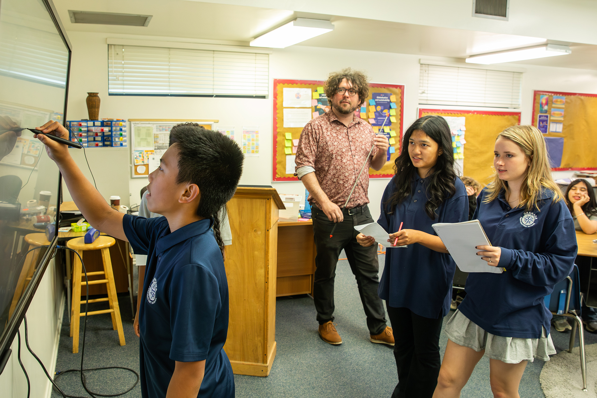 GPS students presenting
